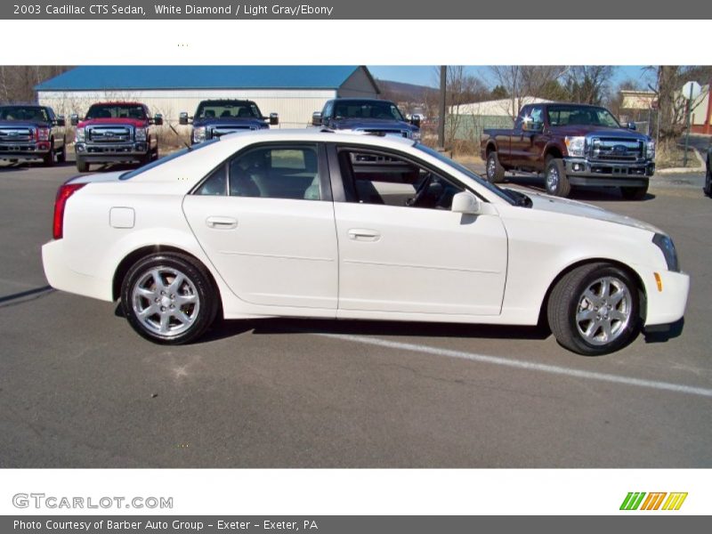 White Diamond / Light Gray/Ebony 2003 Cadillac CTS Sedan