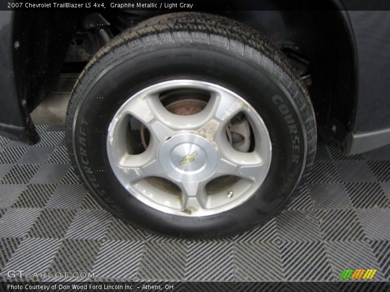 Graphite Metallic / Light Gray 2007 Chevrolet TrailBlazer LS 4x4