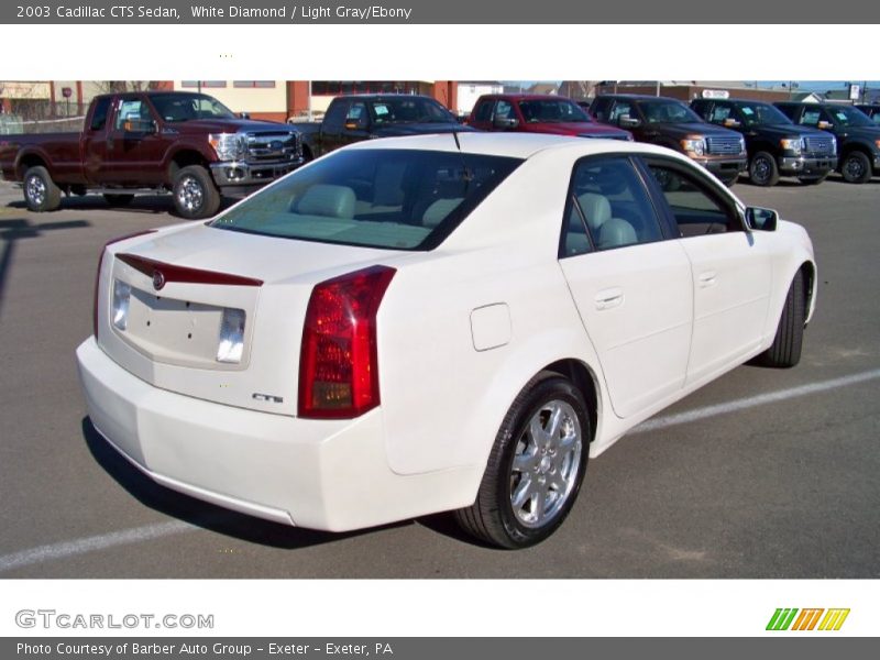 White Diamond / Light Gray/Ebony 2003 Cadillac CTS Sedan