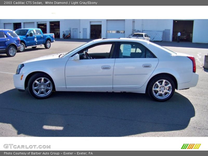 White Diamond / Light Gray/Ebony 2003 Cadillac CTS Sedan
