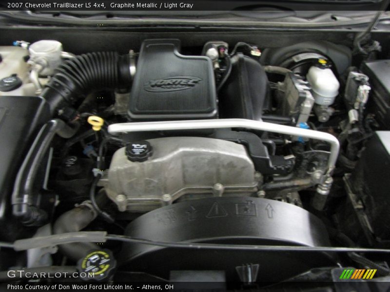 Graphite Metallic / Light Gray 2007 Chevrolet TrailBlazer LS 4x4