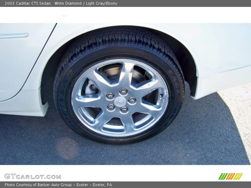 White Diamond / Light Gray/Ebony 2003 Cadillac CTS Sedan