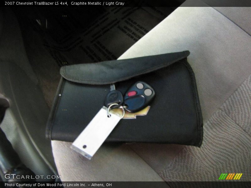 Graphite Metallic / Light Gray 2007 Chevrolet TrailBlazer LS 4x4