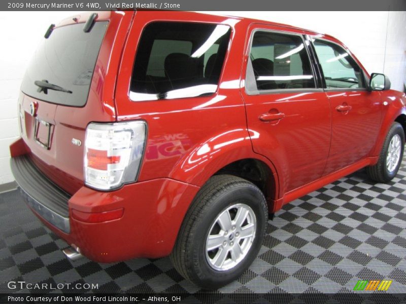 Vivid Red Metallic / Stone 2009 Mercury Mariner V6 4WD
