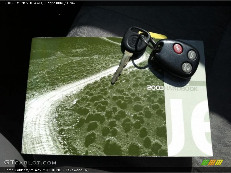 Bright Blue / Gray 2003 Saturn VUE AWD