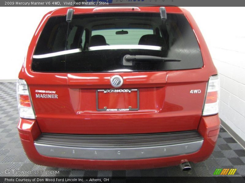 Vivid Red Metallic / Stone 2009 Mercury Mariner V6 4WD