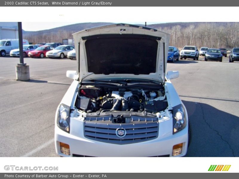 White Diamond / Light Gray/Ebony 2003 Cadillac CTS Sedan