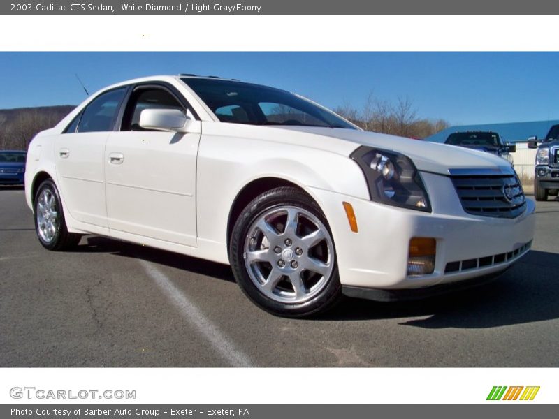 White Diamond / Light Gray/Ebony 2003 Cadillac CTS Sedan