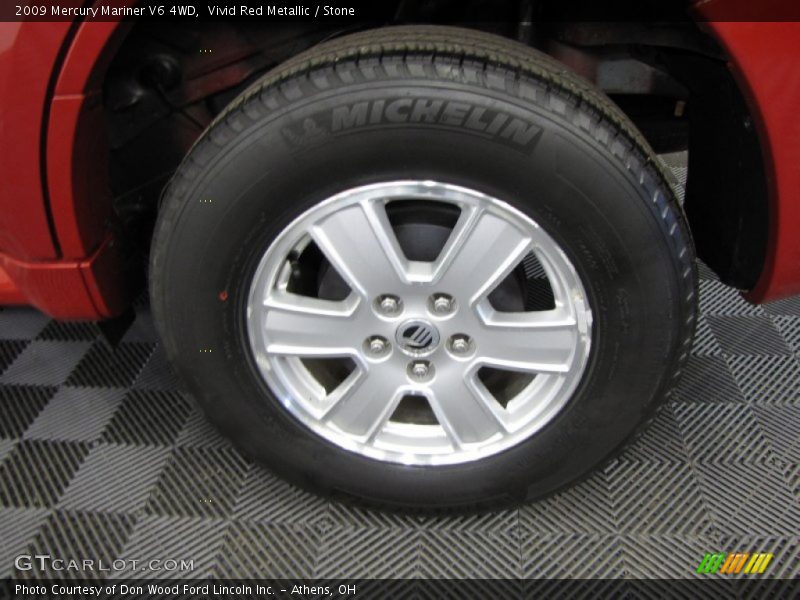 Vivid Red Metallic / Stone 2009 Mercury Mariner V6 4WD