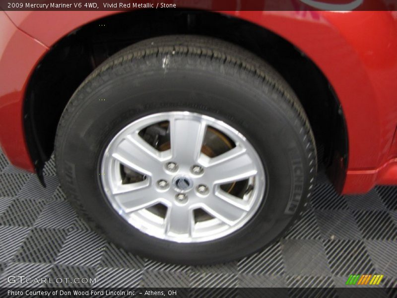 Vivid Red Metallic / Stone 2009 Mercury Mariner V6 4WD