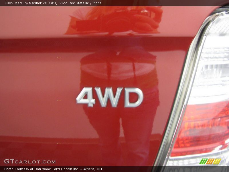 Vivid Red Metallic / Stone 2009 Mercury Mariner V6 4WD