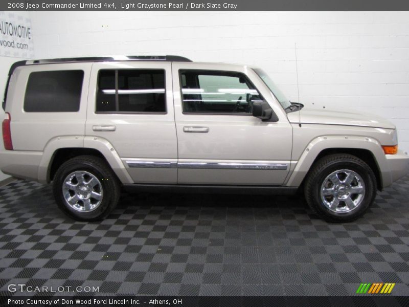 Light Graystone Pearl / Dark Slate Gray 2008 Jeep Commander Limited 4x4