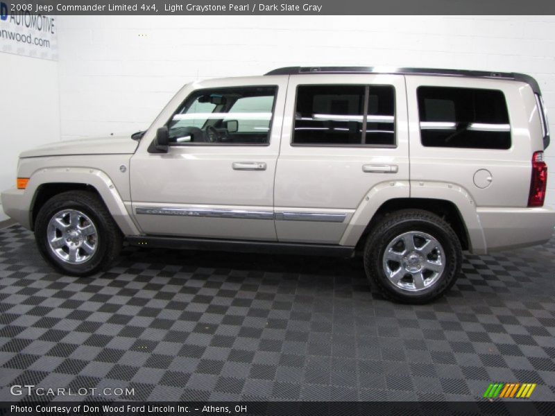 Light Graystone Pearl / Dark Slate Gray 2008 Jeep Commander Limited 4x4