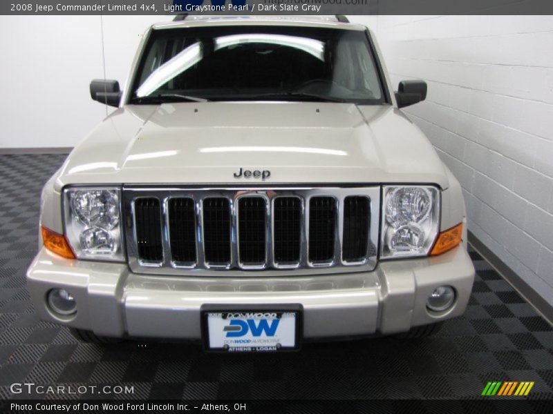 Light Graystone Pearl / Dark Slate Gray 2008 Jeep Commander Limited 4x4