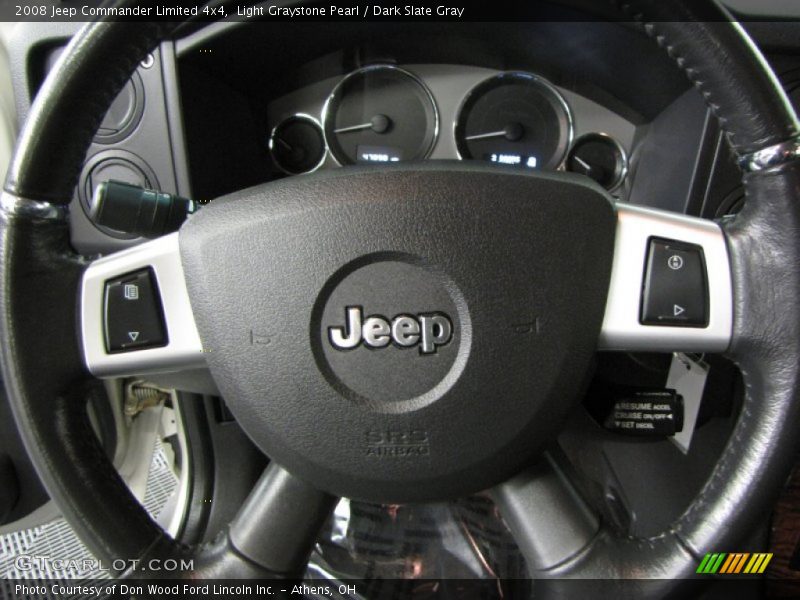 Light Graystone Pearl / Dark Slate Gray 2008 Jeep Commander Limited 4x4
