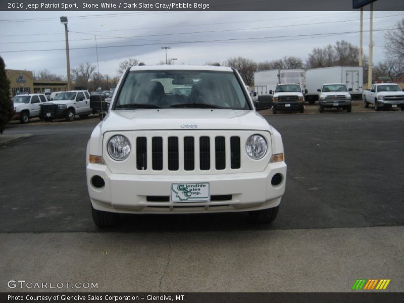 Stone White / Dark Slate Gray/Pebble Beige 2010 Jeep Patriot Sport