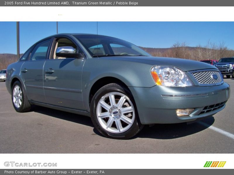 Titanium Green Metallic / Pebble Beige 2005 Ford Five Hundred Limited AWD
