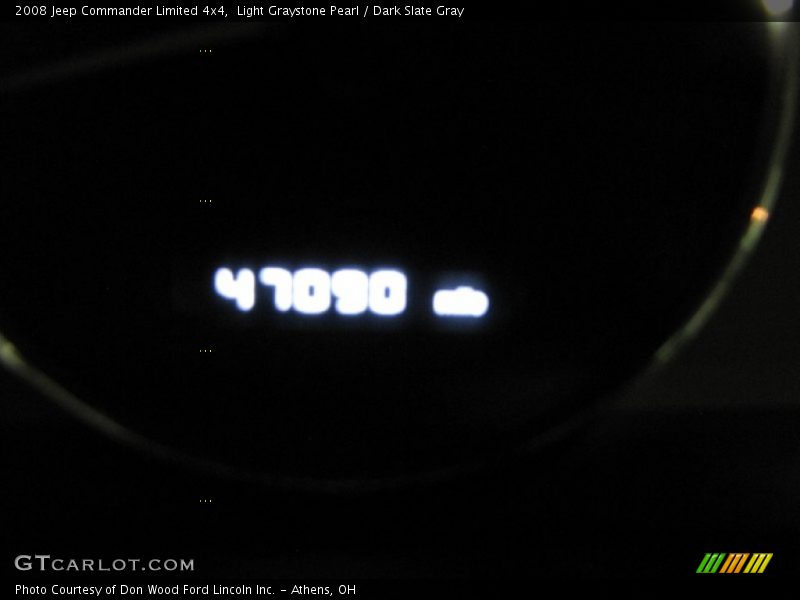 Light Graystone Pearl / Dark Slate Gray 2008 Jeep Commander Limited 4x4