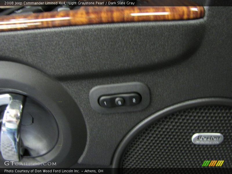 Light Graystone Pearl / Dark Slate Gray 2008 Jeep Commander Limited 4x4