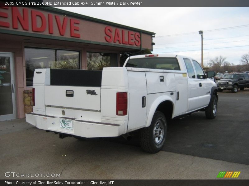 Summit White / Dark Pewter 2005 GMC Sierra 2500HD Extended Cab 4x4