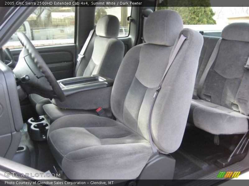 Summit White / Dark Pewter 2005 GMC Sierra 2500HD Extended Cab 4x4