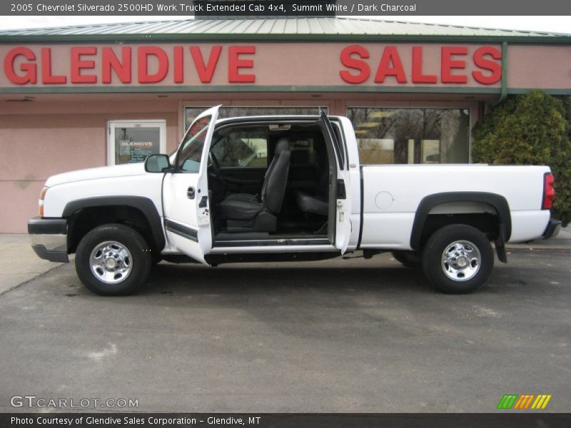Summit White / Dark Charcoal 2005 Chevrolet Silverado 2500HD Work Truck Extended Cab 4x4