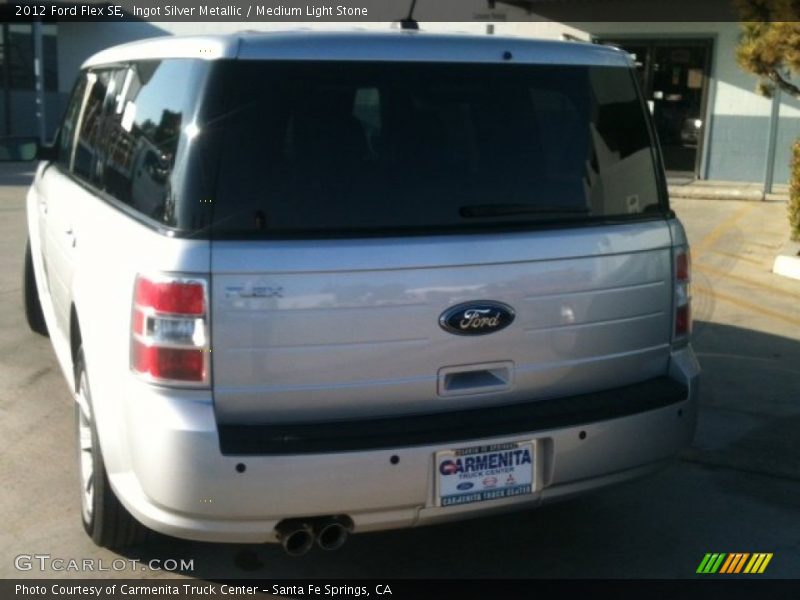 Ingot Silver Metallic / Medium Light Stone 2012 Ford Flex SE