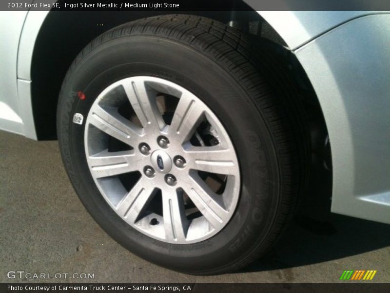 Ingot Silver Metallic / Medium Light Stone 2012 Ford Flex SE
