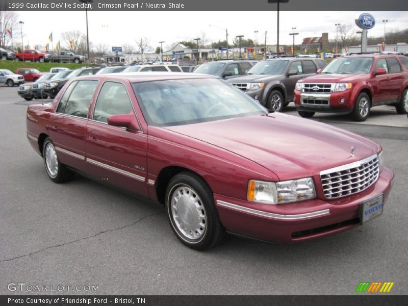 Crimson Pearl / Neutral Shale 1999 Cadillac DeVille Sedan