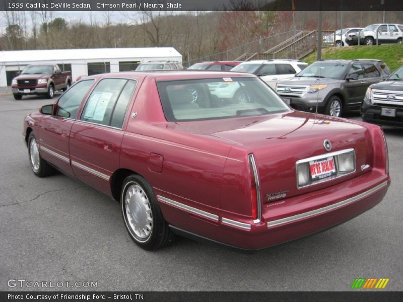 Crimson Pearl / Neutral Shale 1999 Cadillac DeVille Sedan