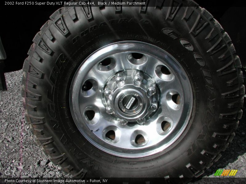 Black / Medium Parchment 2002 Ford F250 Super Duty XLT Regular Cab 4x4