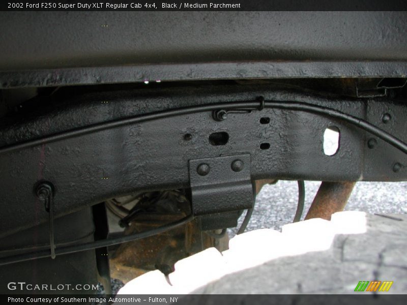 Black / Medium Parchment 2002 Ford F250 Super Duty XLT Regular Cab 4x4