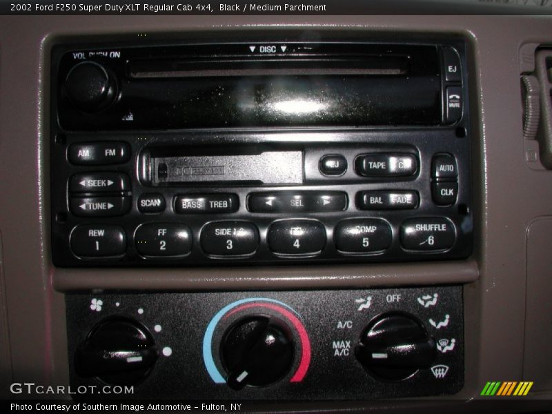 Black / Medium Parchment 2002 Ford F250 Super Duty XLT Regular Cab 4x4