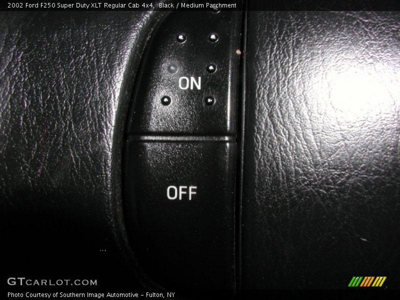 Black / Medium Parchment 2002 Ford F250 Super Duty XLT Regular Cab 4x4