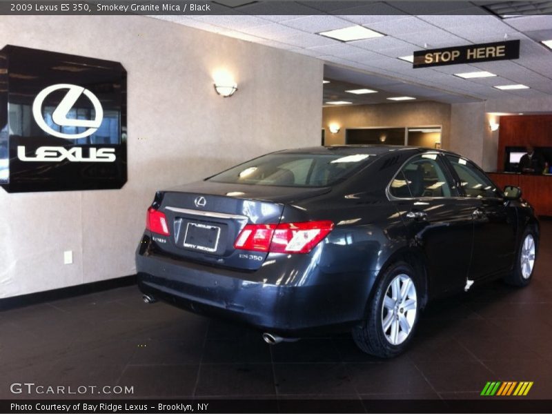 Smokey Granite Mica / Black 2009 Lexus ES 350
