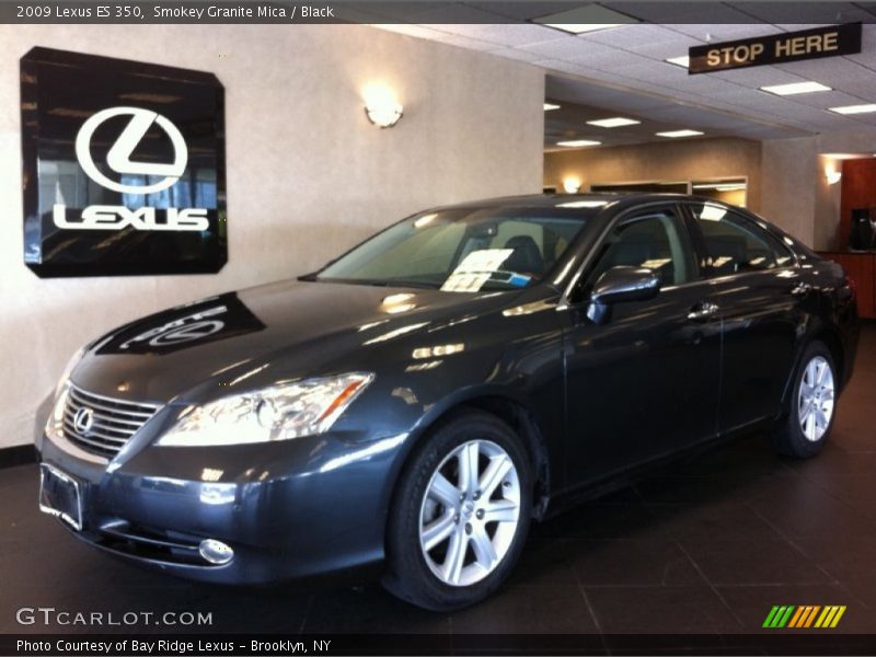 Smokey Granite Mica / Black 2009 Lexus ES 350