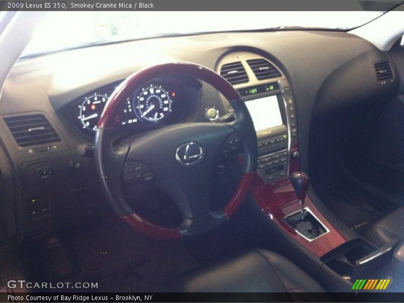 Smokey Granite Mica / Black 2009 Lexus ES 350