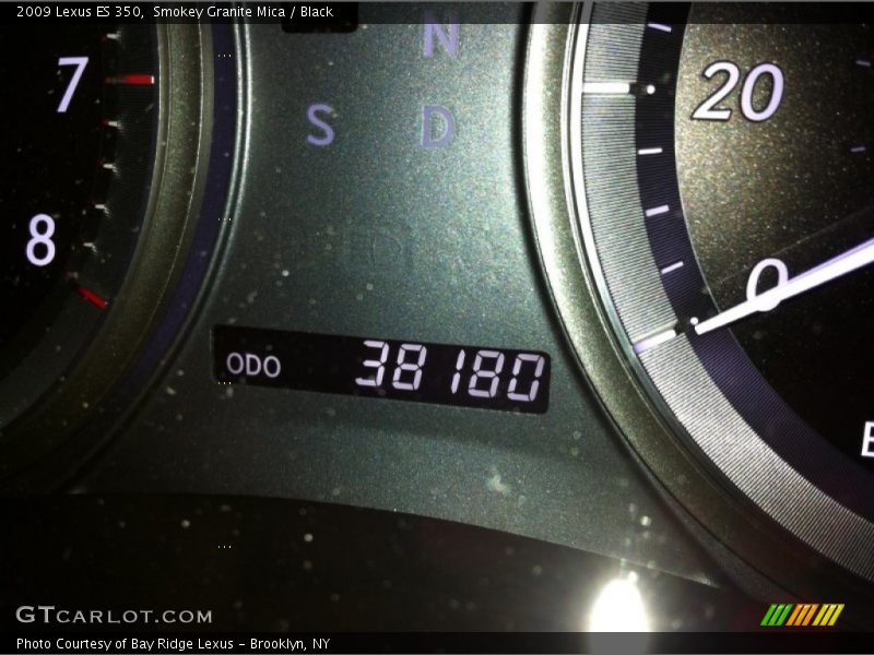 Smokey Granite Mica / Black 2009 Lexus ES 350
