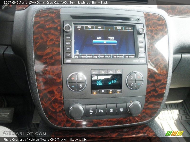 Summit White / Ebony Black 2007 GMC Sierra 1500 Denali Crew Cab AWD