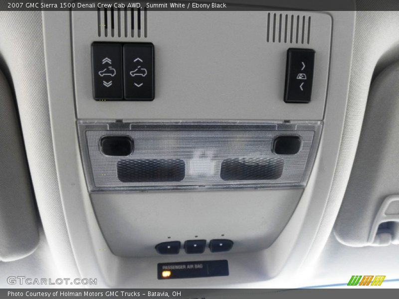 Summit White / Ebony Black 2007 GMC Sierra 1500 Denali Crew Cab AWD