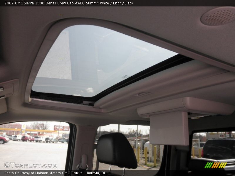 Summit White / Ebony Black 2007 GMC Sierra 1500 Denali Crew Cab AWD
