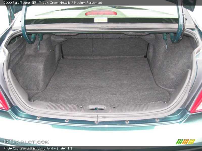 Tropic Green Metallic / Medium Parchment 2000 Ford Taurus SES