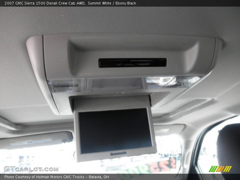 Summit White / Ebony Black 2007 GMC Sierra 1500 Denali Crew Cab AWD