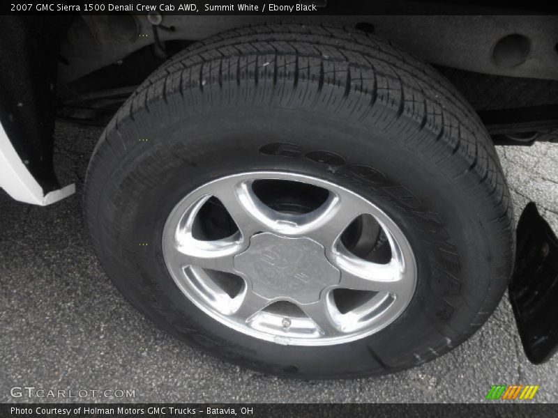 Summit White / Ebony Black 2007 GMC Sierra 1500 Denali Crew Cab AWD