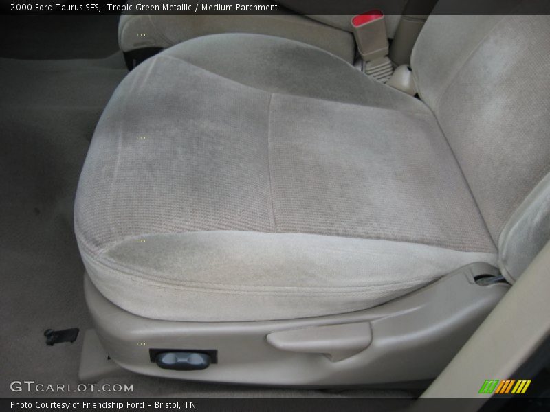 Tropic Green Metallic / Medium Parchment 2000 Ford Taurus SES