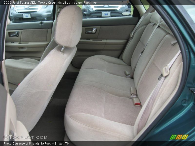 Tropic Green Metallic / Medium Parchment 2000 Ford Taurus SES