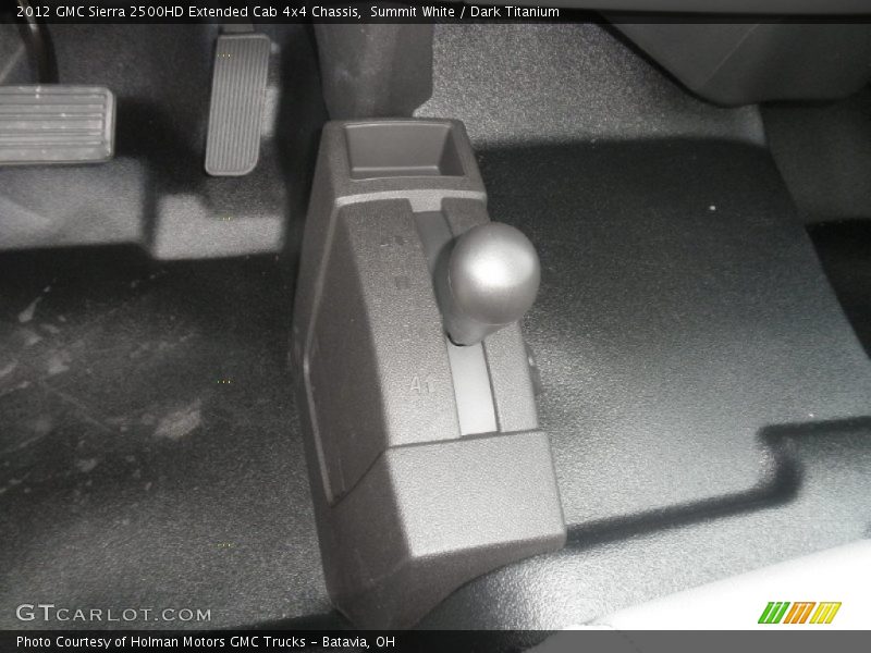 Summit White / Dark Titanium 2012 GMC Sierra 2500HD Extended Cab 4x4 Chassis