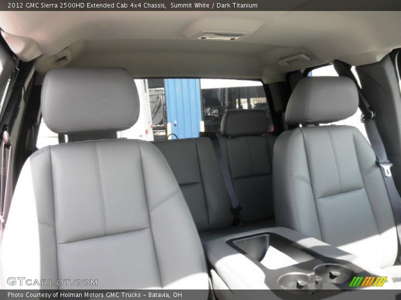 Summit White / Dark Titanium 2012 GMC Sierra 2500HD Extended Cab 4x4 Chassis
