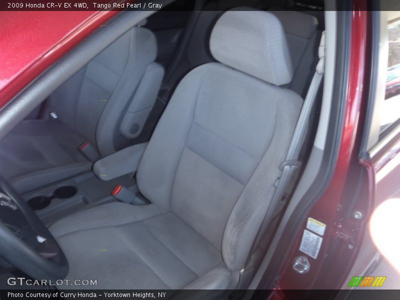 Tango Red Pearl / Gray 2009 Honda CR-V EX 4WD