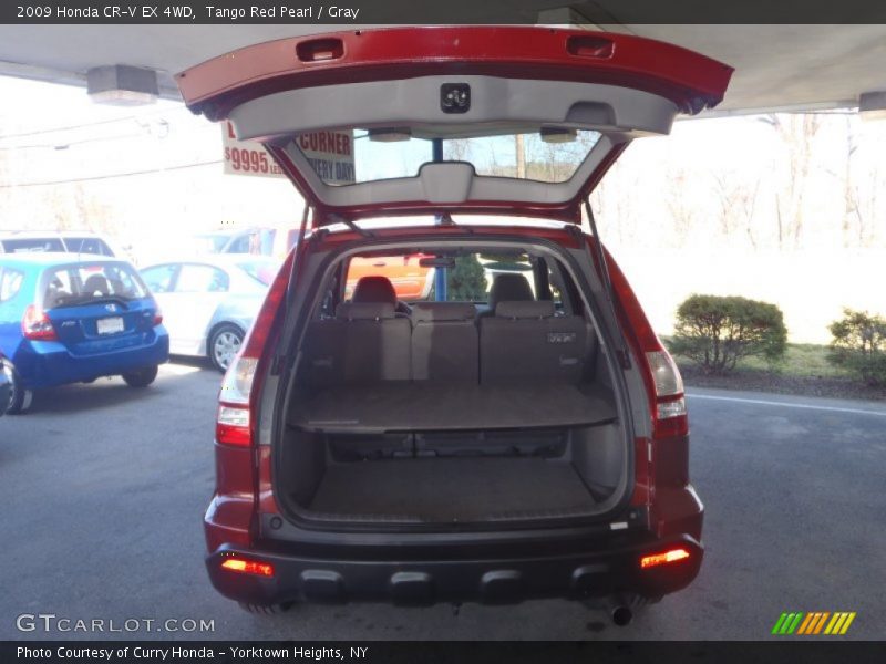 Tango Red Pearl / Gray 2009 Honda CR-V EX 4WD